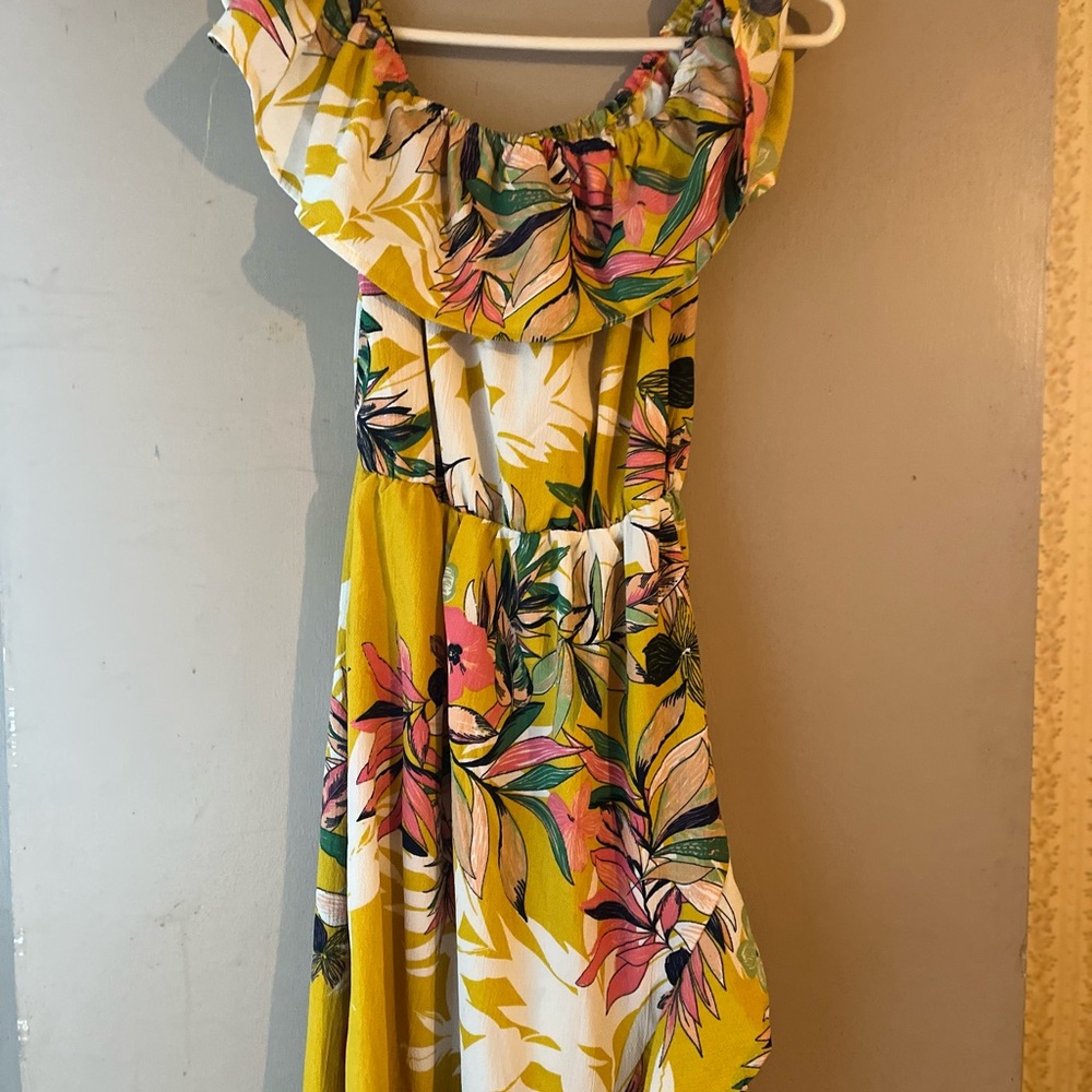 Floral Off-Shoulder Dress